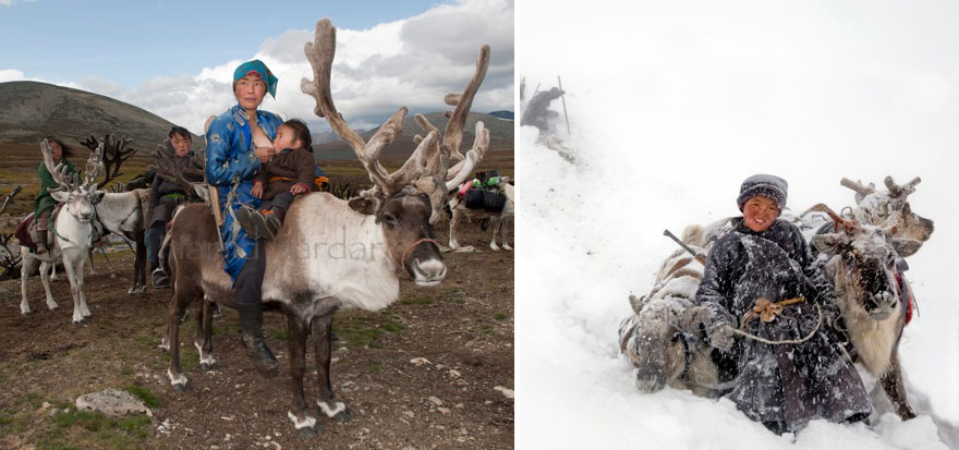 Удивителен фото-роман за изчезващия "народ на елените" (снимки)