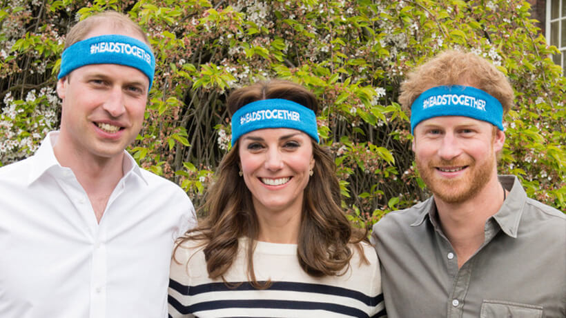 Уилям, Кейт и Хари си сложиха ленти срещу стигмата "психично болен" (видео послание)