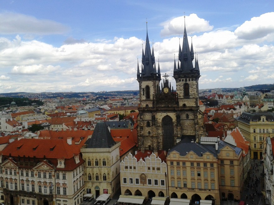 гледка от Прага