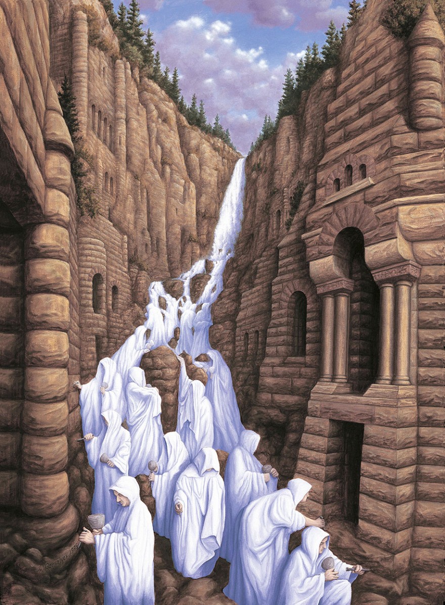 Магическите илюзии на Роб Гонсалвес сливат два свята в една картина