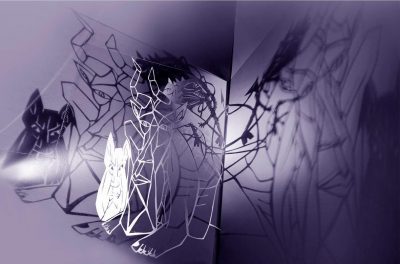 Пространства на сенките: изложба на Капка Кънева представя арткниги инсталации в серии светлинни състояния